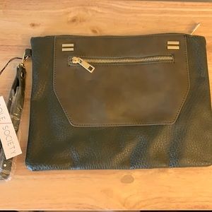 Sole Society olive “Nolan” clutch